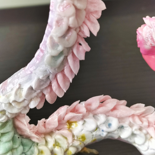ピンクオパールの龍(置物) その他インテリア雑貨 keokeo 通販 ピンクオパールの龍(置物) その他インテリア雑貨 keokeo 通販