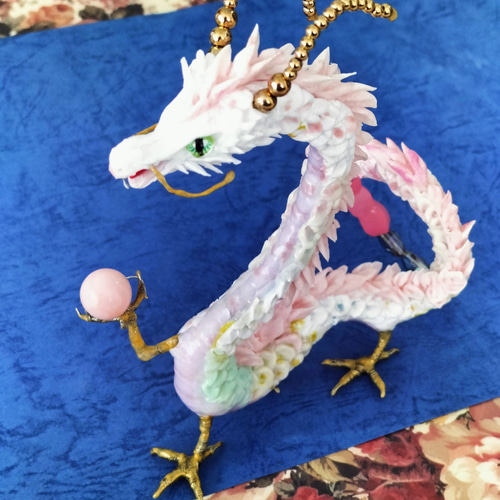 ピンクオパールの龍(置物) その他インテリア雑貨 keokeo 通販 ピンクオパールの龍(置物) その他インテリア雑貨 keokeo 通販