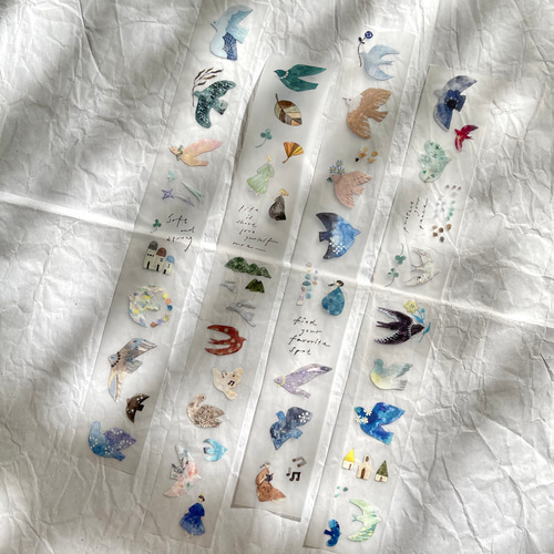 Ⓜ︎ ☆海外マステ☆ Pion さん Bird Island（PET） pion《Bird Island