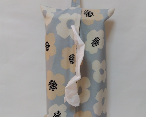 ボックスティッシュカバー ティッシュケース 北欧ブルー その他