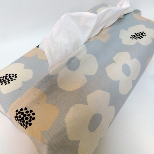 ハンドメイド✁︎✁︎ ボックスティッシュカバー          北欧柄タンポポ 20 エコボックスティッシュカバー 吊り下げタイプ✳︎北欧