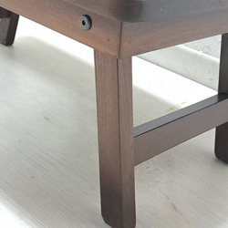 木製 チーク無垢 ミニテーブル アウトドア ローテーブル マホガニー色 小ぶり 折畳 脚折れ desk115 5枚目の画像