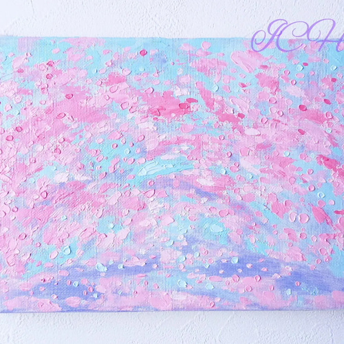 油絵 油彩 油彩画 絵 絵画 【桜トンネル】 油絵 油彩 油彩画 絵 絵画【桜トンネル】 絵画 HR 通販