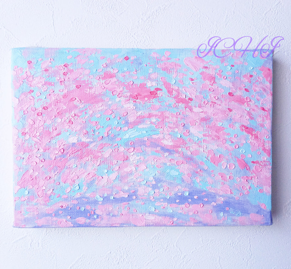 油絵 油彩 油彩画 絵 絵画 【桜トンネル】 油絵 油彩 油彩画 絵 絵画【桜トンネル】 絵画 HR 通販