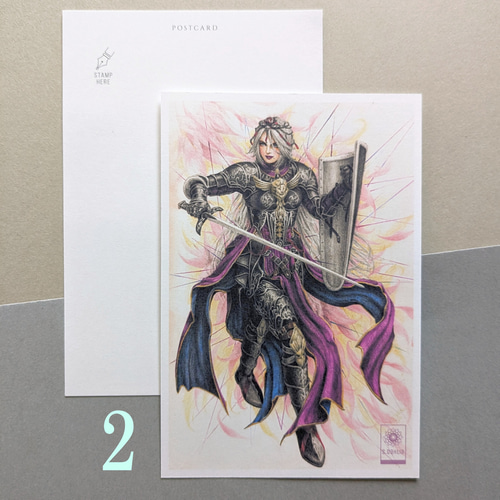 ポストカードセット:1 女傑 4枚 ポストカード Dahlia 通販 15368919