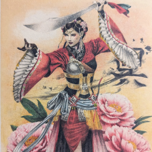 ポストカードセット:1 女傑 4枚 ポストカード Dahlia 通販 15368919