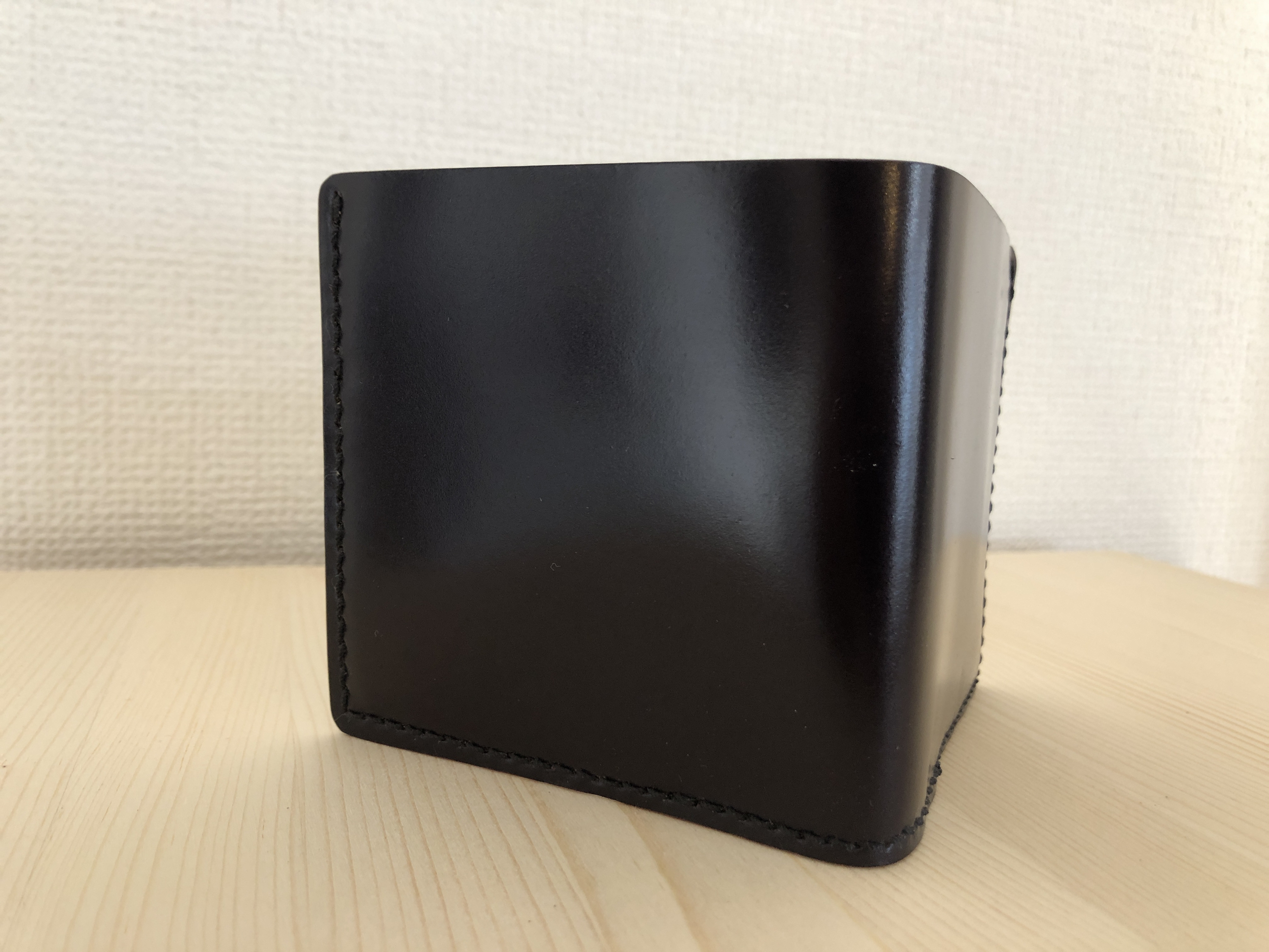 レザー　コードバン　『超シンプルな』お札入れ