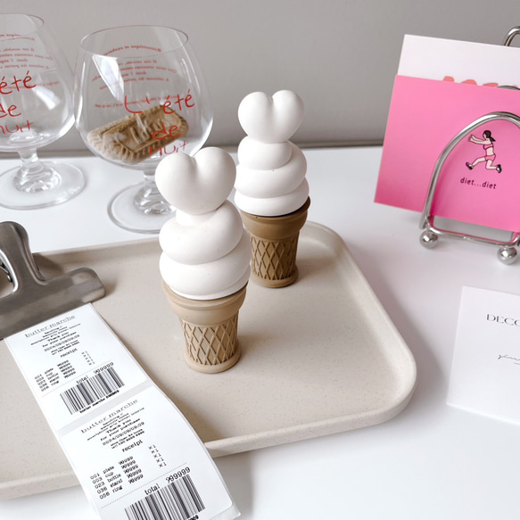 ソフトクリーム オブジェ ソフトクリームのオブジェ