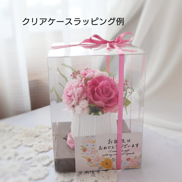 パンジーとミモザのブリキアレンジ ❀ 薔薇 春の花 お誕生日 お祝い 退職 ❀ アートフラワー Creema限定 11枚目の画像