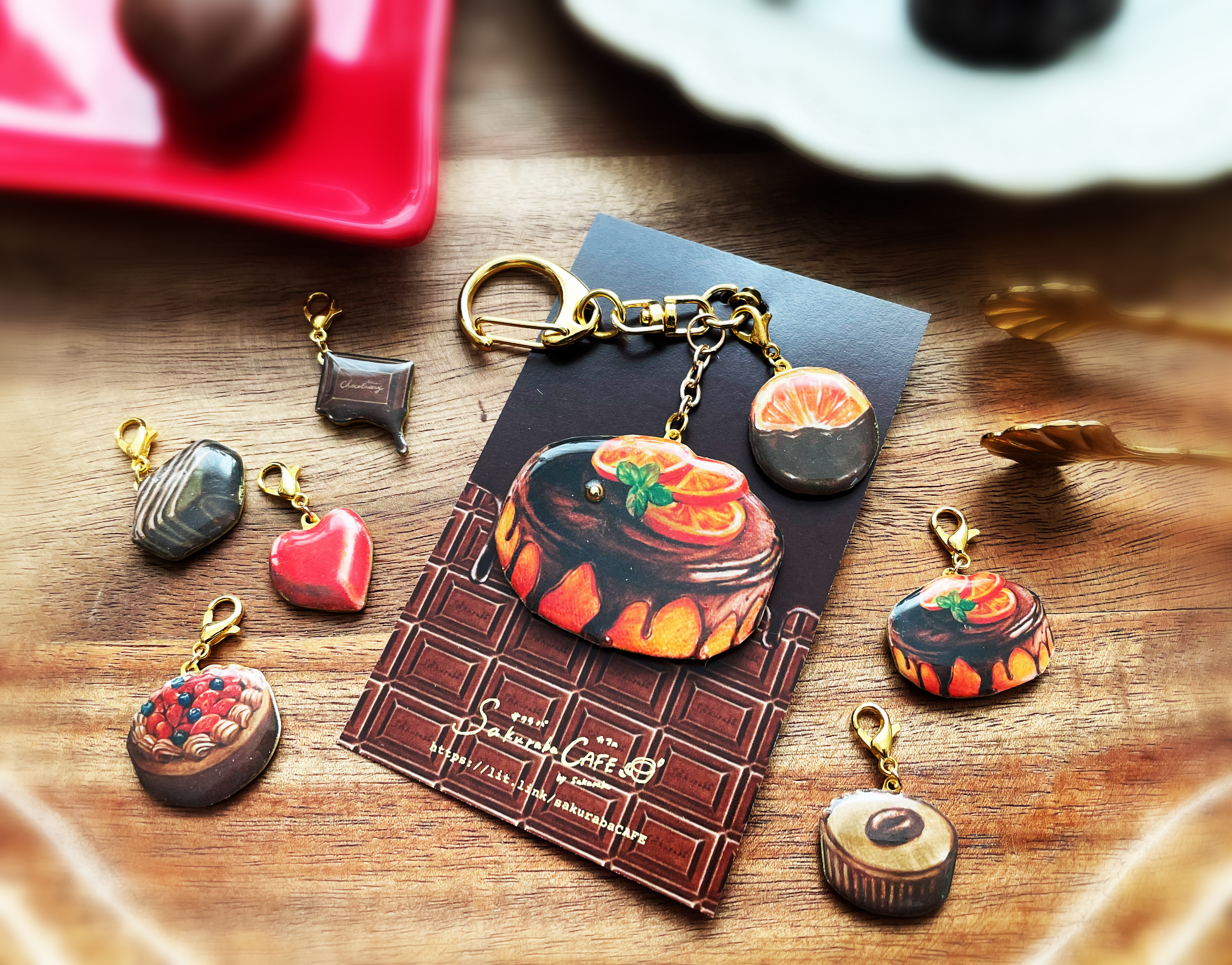 Lucky Chocolate 様　パンケーキのバッグチャーム Cream