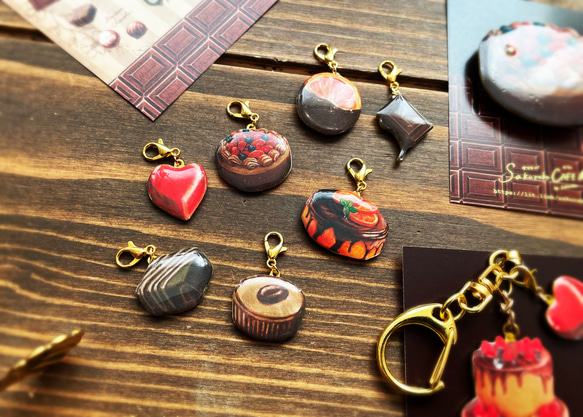 Lucky Cream Chocolate 様　パンケーキのバッグチャーム Lucky Cream Chocolate 様 パンケーキのバッグチャーム