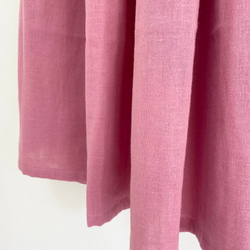 ダブルガーゼギャザースカート　桜ピンク 8枚目の画像