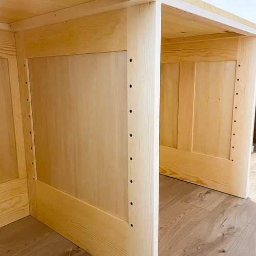 お花屋さん作業カウンターテーブル（W1800ホワイト）フラワーショップ