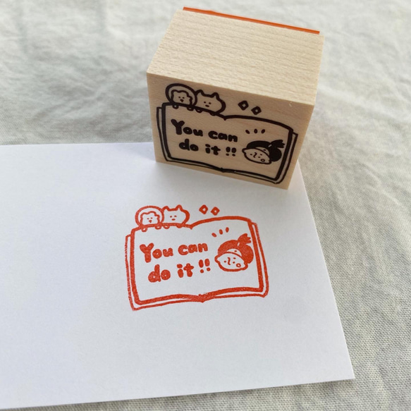 桃太郎のはんこ／You can do it！　スタンプ 3枚目の画像