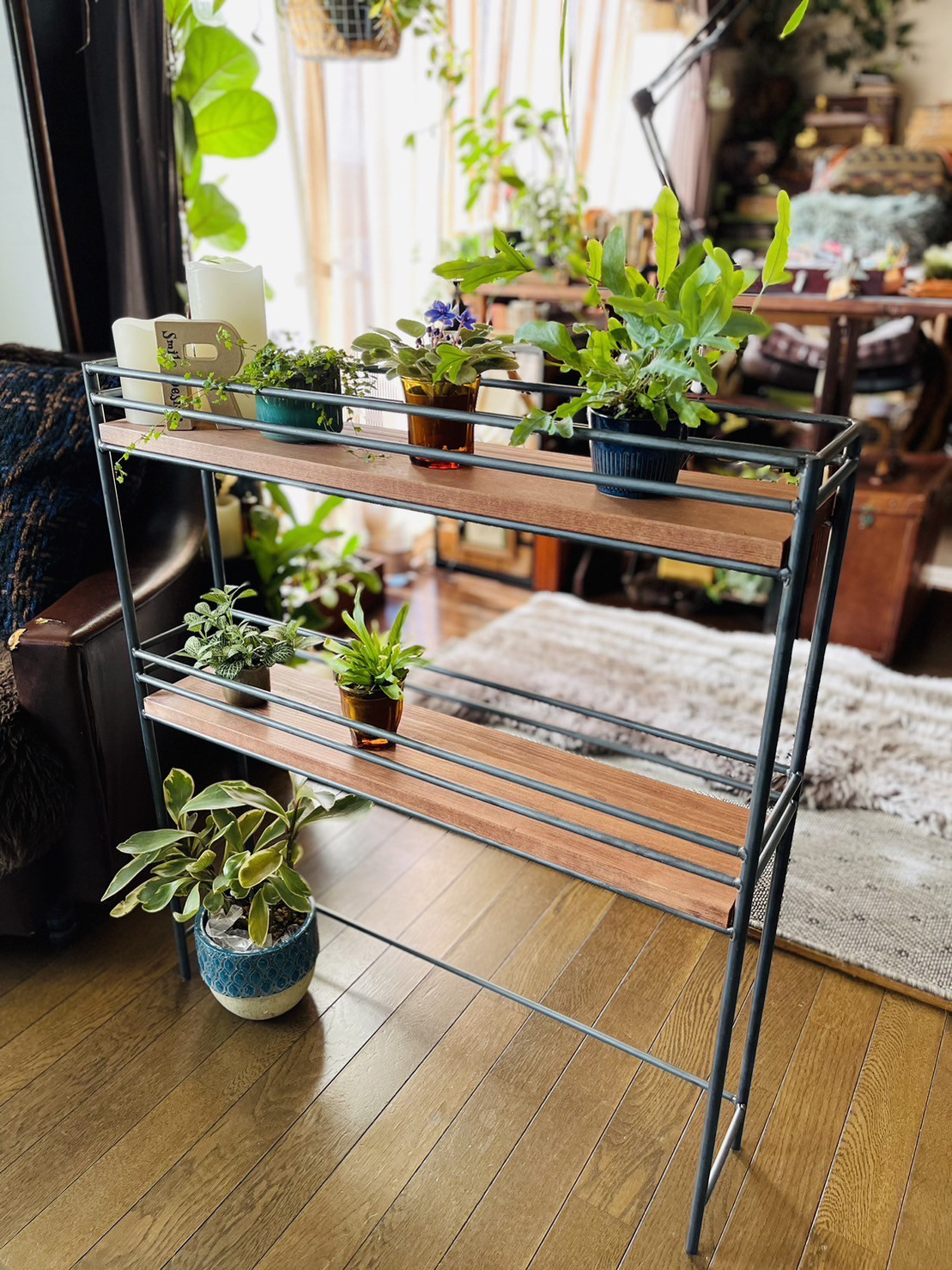 ラック 棚 アイアン家具 ハンドメイド オーダーメイド 男前家具 棚