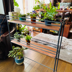 アイアンレンジラック・角鉄ネジり仕様 棚・シェルフ・ラック