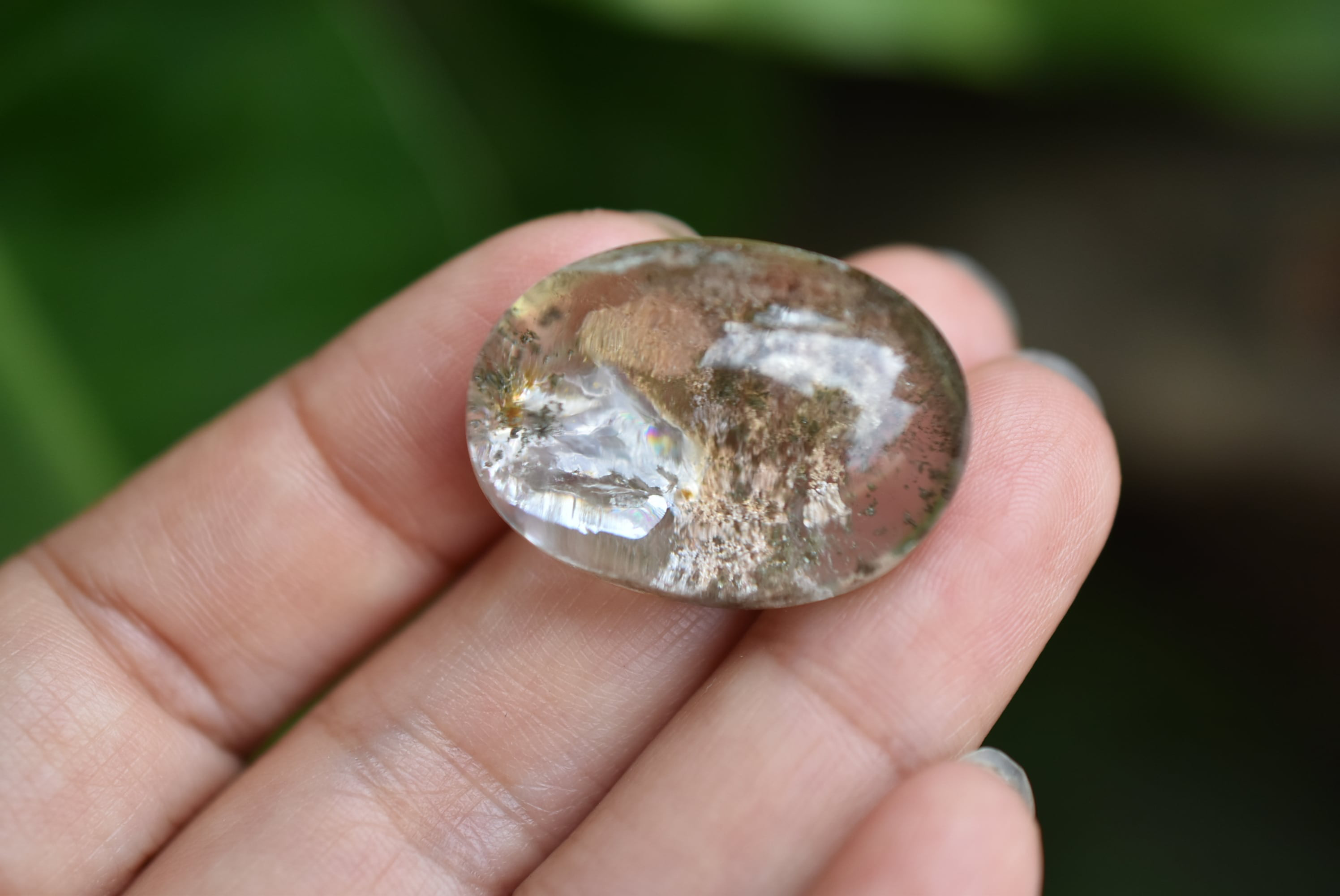 虹入り高品質★ガーデンクォーツs721