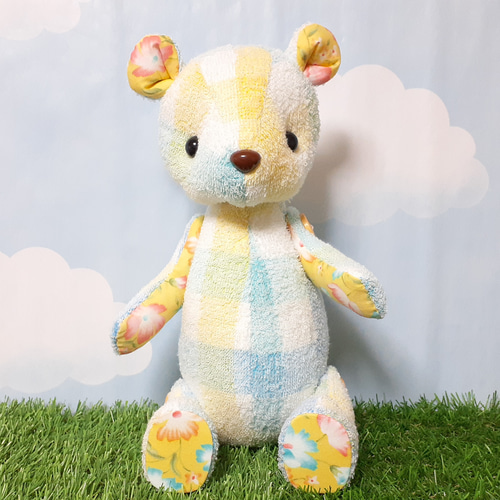 専用ページ ミニチュア昭和のクマカップ(ブルー・イエロー