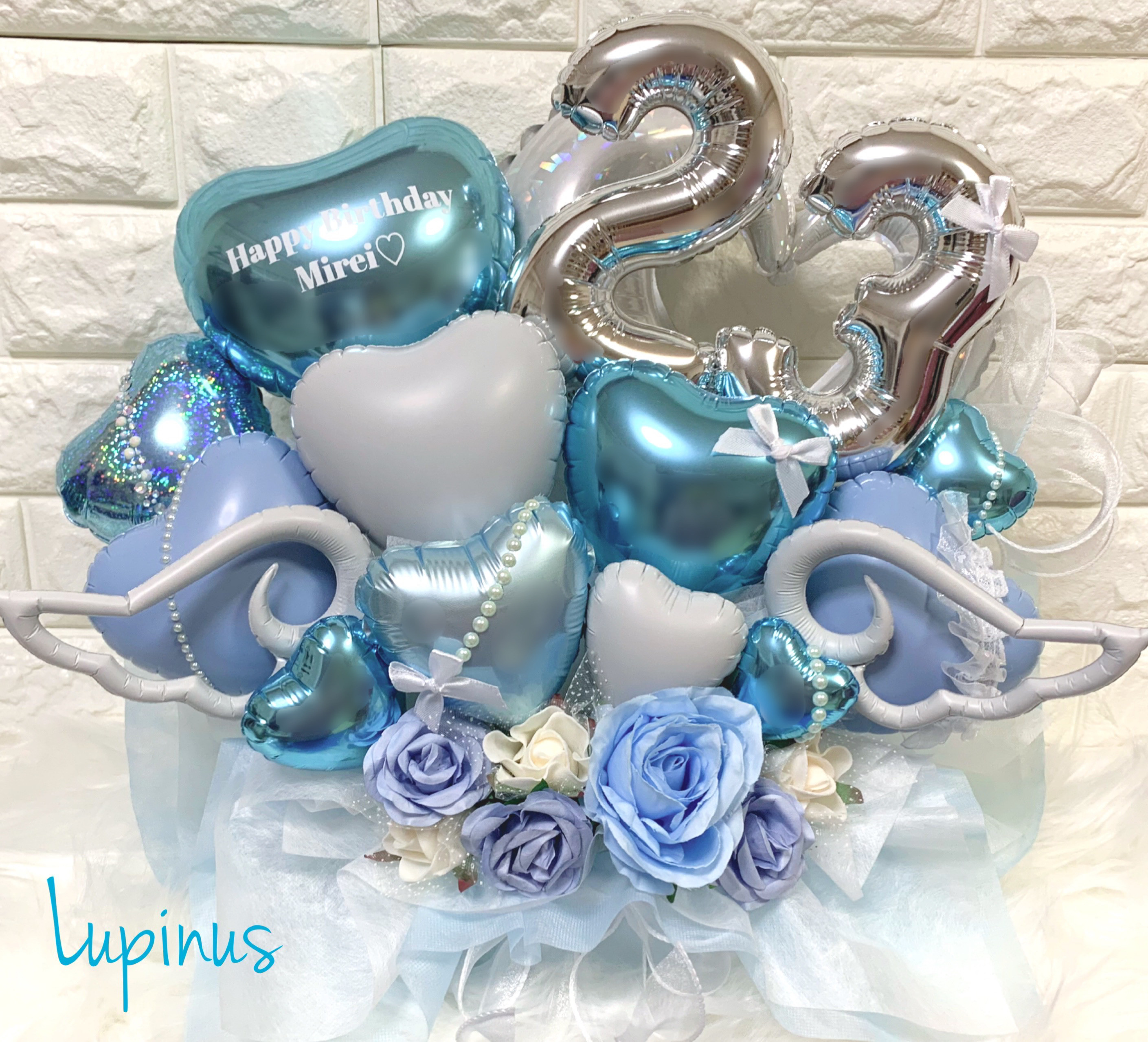 【推し活】バルーンアレンジ 2文字 生誕祭 誕生祭 卒業式 成人式 5,680円