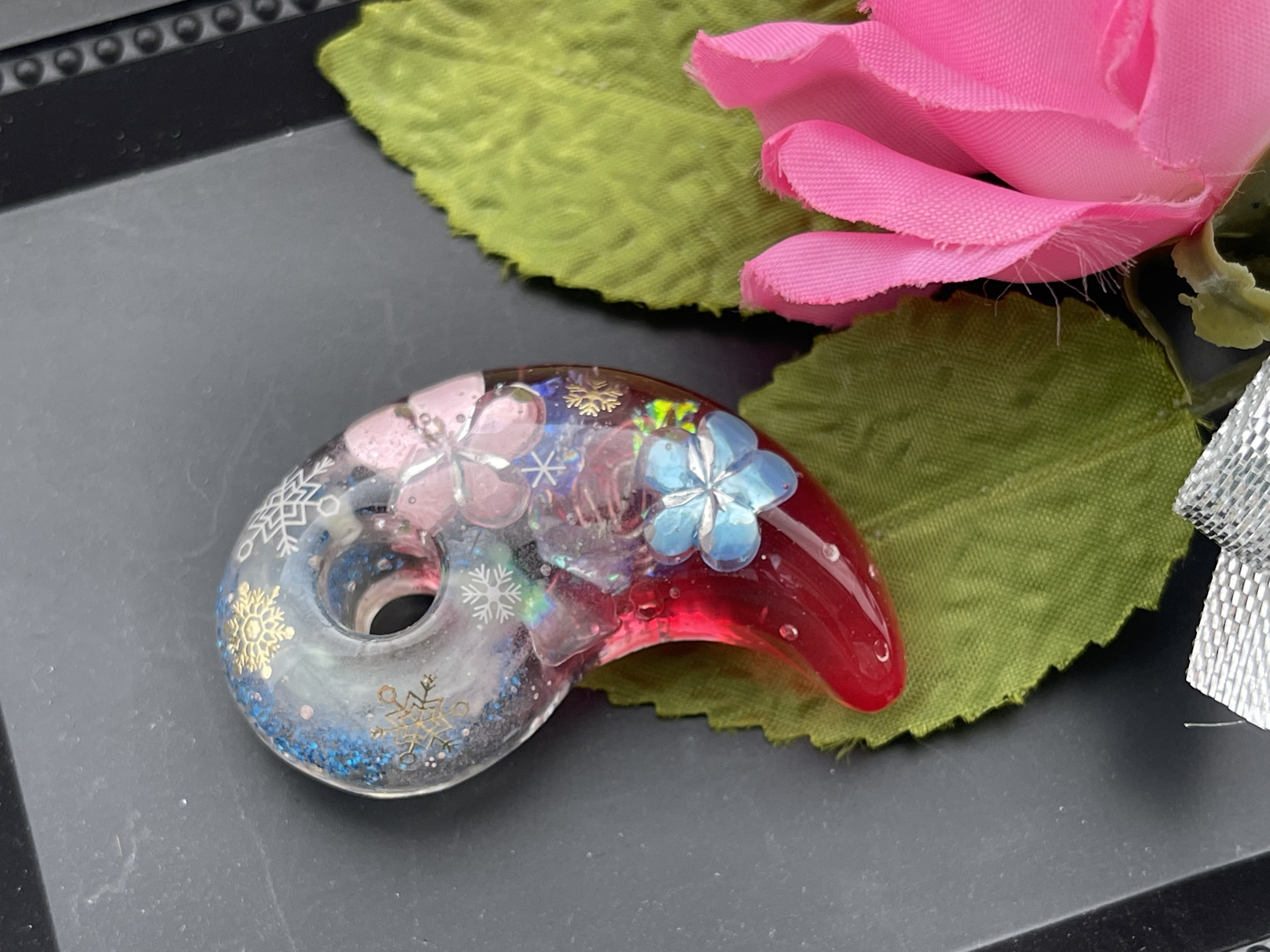 陰陽統合オルゴナイト勾玉　大