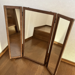 【日本製】三面鏡　鏡台　ドレッサー　アンティーク 3枚目の画像