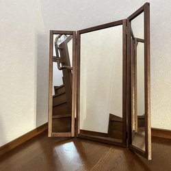 【日本製】三面鏡　鏡台　ドレッサー　アンティーク 2枚目の画像