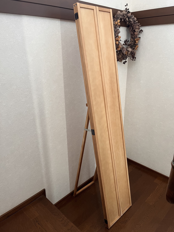 【日本製】三面鏡　全身鏡　アンティーク 