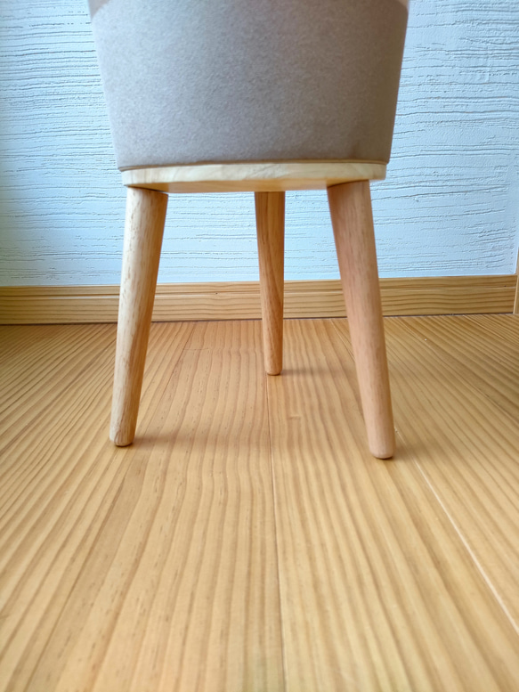 フィカス・ルビギノーサ　フランスゴムの木　観葉植物　インドアグリーン　お洒落脚付き鉢カバー　個性的　濃緑　曲がり 6枚目の画像