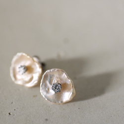 stainless　 pearl　pierce[kgf5106] 3枚目の画像