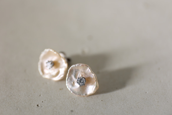 stainless　 pearl　pierce[kgf5106] 3枚目の画像