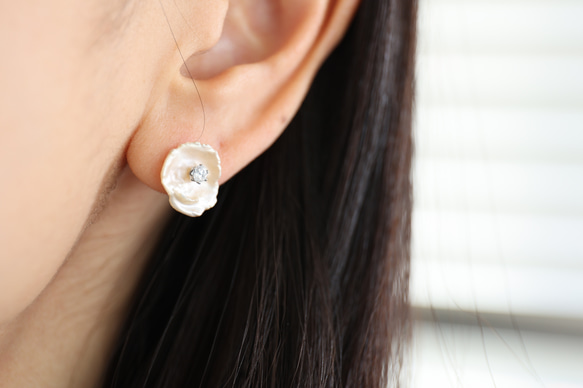 stainless　 pearl　pierce[kgf5106] 5枚目の画像