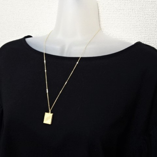 楽天市場】5%OFFクーポン ネックレス 日本製 K18GP ロング