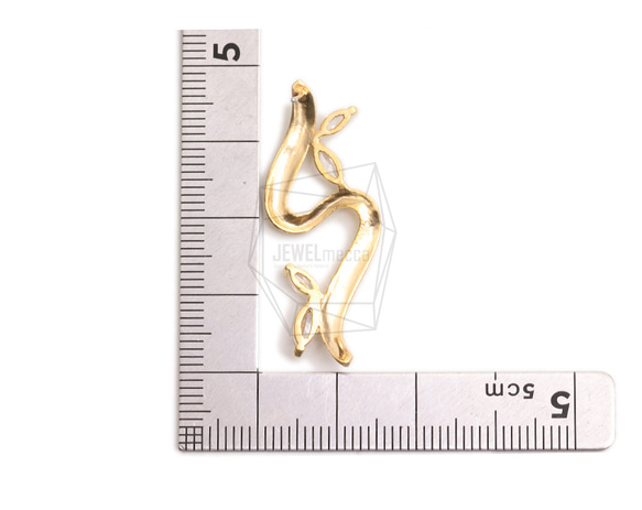 ERG-2302-MG [2 pieces] S shape Earring, S shape Post Earring 第5張的照片