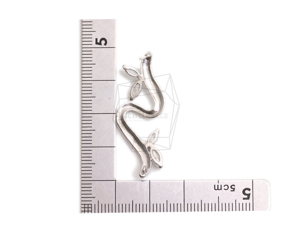 ERG-2302-MR [2 pieces] S shape Earring, S shape Post Earring 第5張的照片