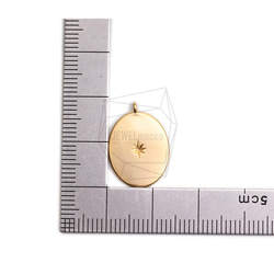 PDT-2662-MG [2 pieces Round Pendant/13.6mm X 19mm 第5張的照片