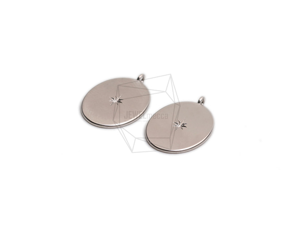 PDT-2662-MR [2 pieces Round Pendant/13.6mm X 19mm 第2張的照片