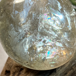 万華鏡✿*:・ レインボー スモーキークォーツ 　原石　タンブル 2枚目の画像