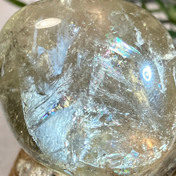 万華鏡✿*:・ レインボー スモーキークォーツ 　原石　タンブル 8枚目の画像