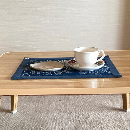 藍型染めのランチョンマット A 1~8 その他インテリア雑貨 ひだまり