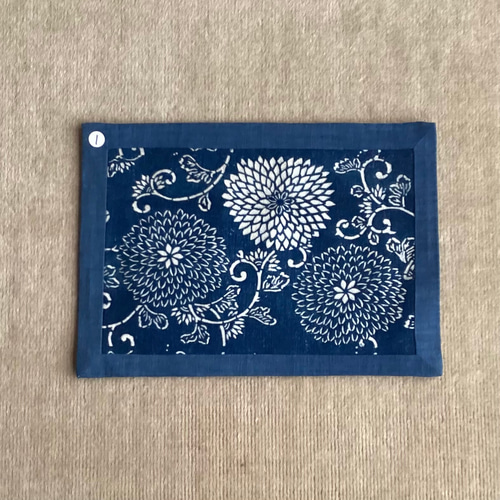 藍型染めのランチョンマット A 1~8 その他インテリア雑貨 ひだまり