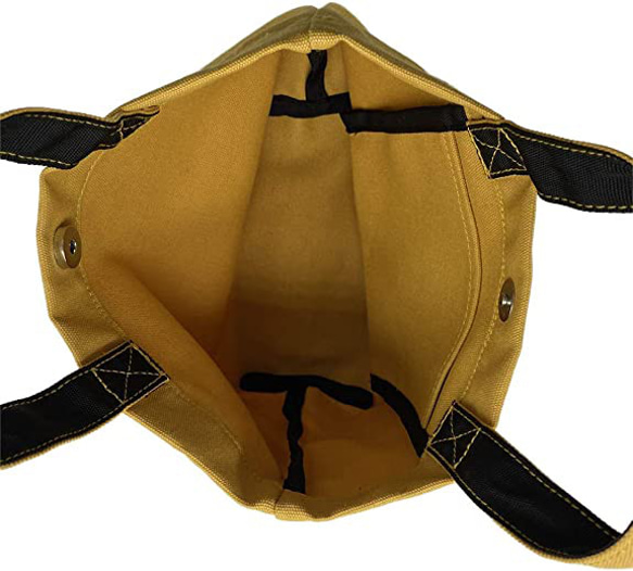 キャンバストートバッグ 手持ちタイプ 無地コットン 小さめ散歩バッグ ランチバッグ 子供バッグ 日本製 ミニトートバッグ 2枚目の画像