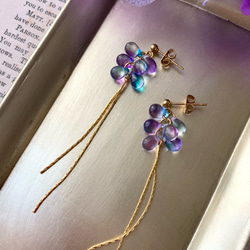しっとり紫陽花アクセサリー｜ハンドメイド、手作り通販・販売の