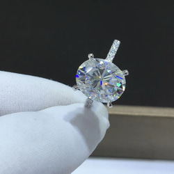 商品名 5カラット モアサナイト ダイヤモンドリング 11号