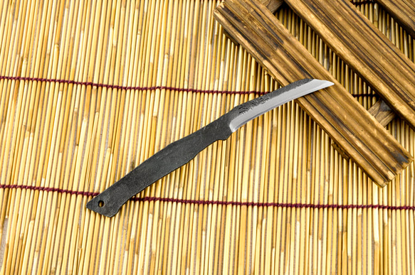 Akinosaku Tosa Forging [Craft Sword] Tosa 原創白鋼雙刃無殼 (18kurafuto-1 第2張的照片