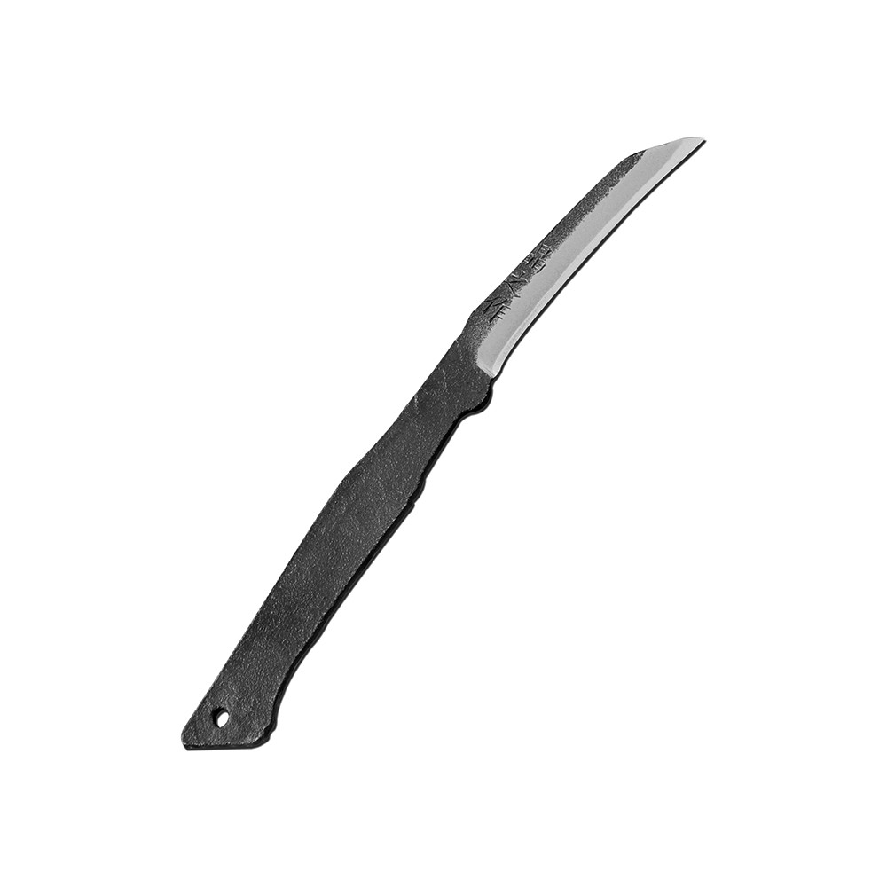 晶之作 土佐鍛【クラフト細工刀】土佐オリジナル白鋼 両刃 ケース無し(18kurafuto-101)