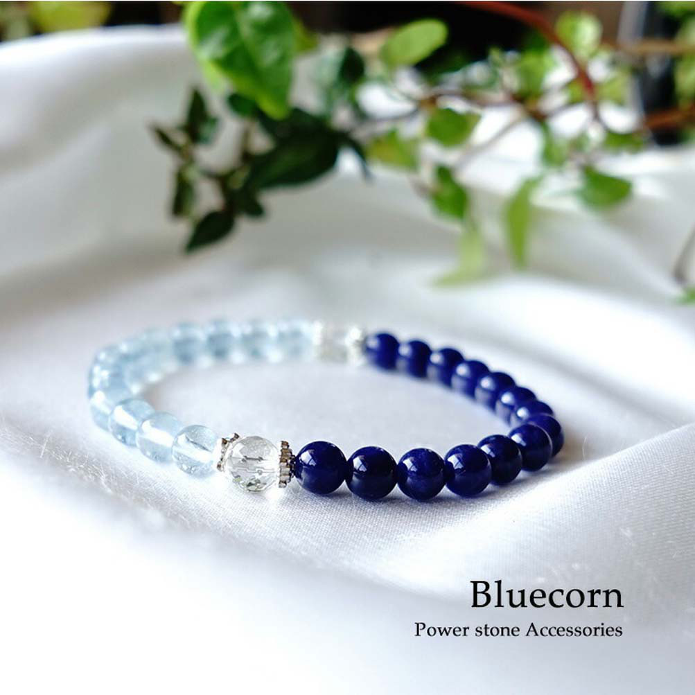 あなたに幸運を招き、守り続ける】高品質 ラピスラズリ・アクア