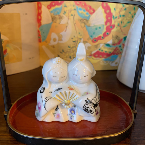 期間限定値下げ人気作家様ハンドメイド陶器坊や天使