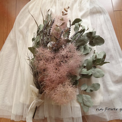 特大 50cm アンティーク スモークツリー ラベンダー ユーカリ