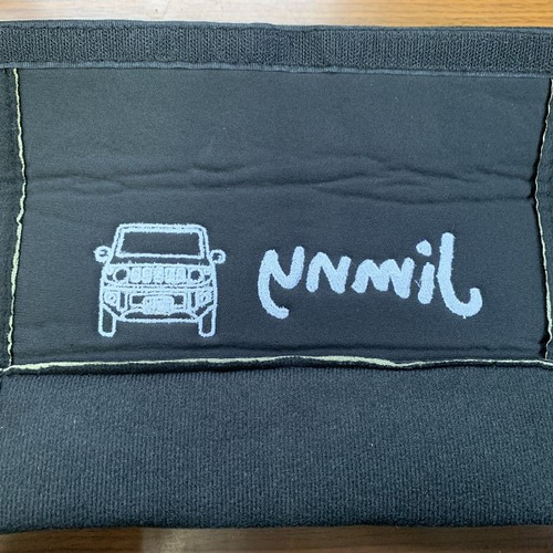 手書き風 JB64 ジムニー 刺繍 シートベルトカバー 2本セット その他 
