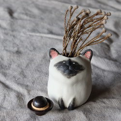 猫（ねこ） 一輪挿し・花瓶・花器 のおすすめ人気通販｜Creema